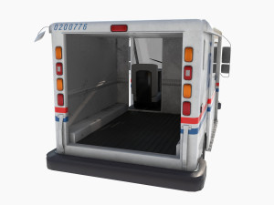 Grumman LLV USA post Modello 3D