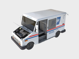 Grumman LLV USA post Modello 3D