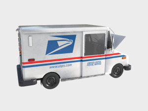 Grumman LLV USA post Modello 3D