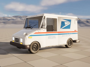 Grumman LLV USA post Modello 3D