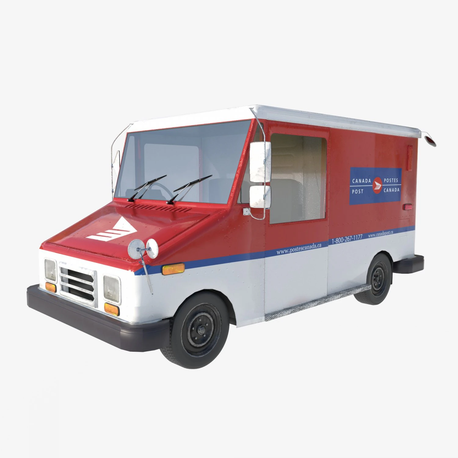 Grumman LLV Canada post 3D Model .c4d .max .obj .3ds .fbx .stl .blend 