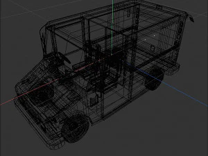 Grumman LLV Canada post 3D Model
