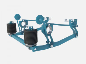 Luchtvering 3D Model