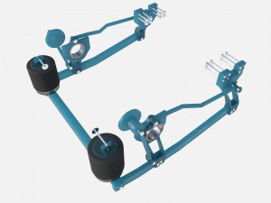 Air suspensior 3D 模型
