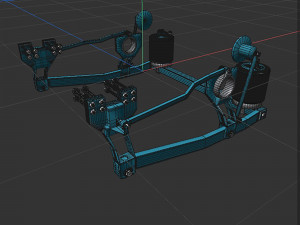 Air suspensior 3D 模型