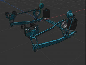 Air suspensior 3D Model