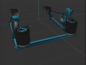 Air suspensior 3D 模型