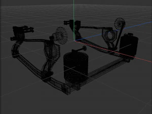 Air suspensior 3D Model