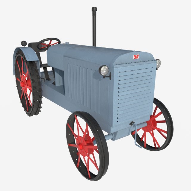 Tractor 30s 3D 模型 .c4d .max .obj .3ds .fbx .stl .blend 