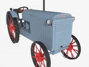 Trattore anni '30 Modello 3D