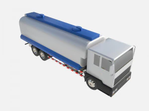 Camion cisterna Modello 3D