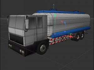 Camion cisterna Modello 3D