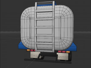 Cistern truck Modelo 3D