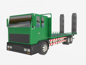 Platform truck Modelo 3D
