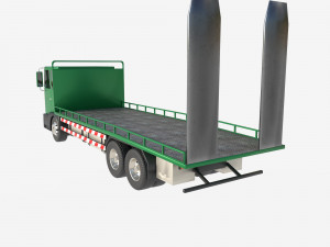 Platform truck Modelo 3D