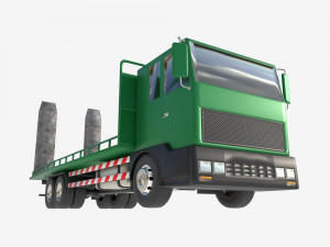 Platform truck Modelo 3D