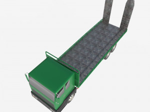 Platform truck Modelo 3D