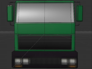 Platform truck Modelo 3D