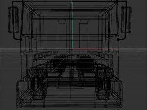 Platform truck Modelo 3D