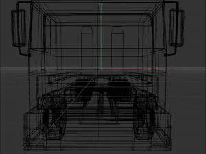 Platform truck 3D Model
