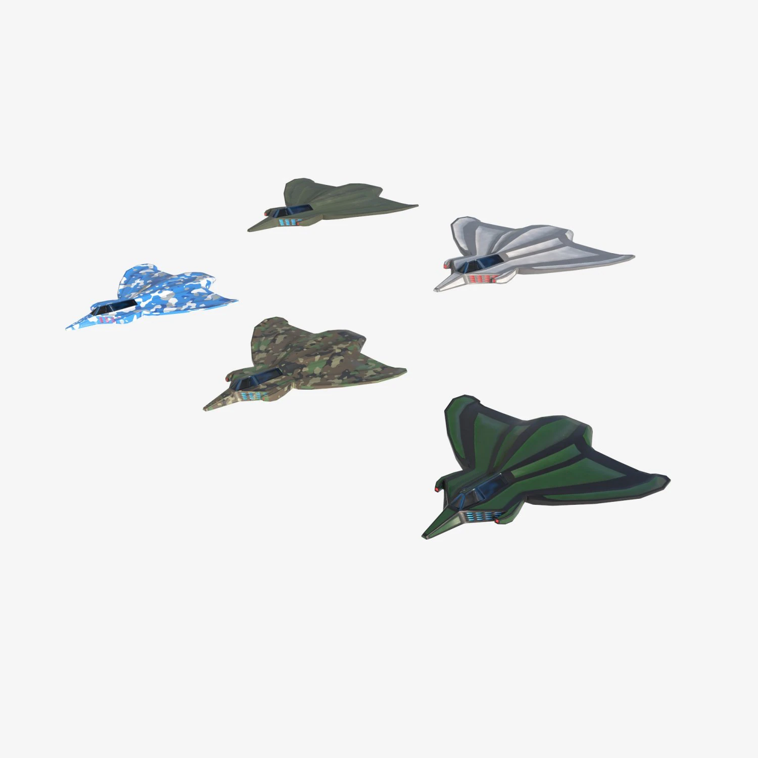 Space mosquito version B 3D Model .c4d .max .obj .3ds .fbx .stl .blend 