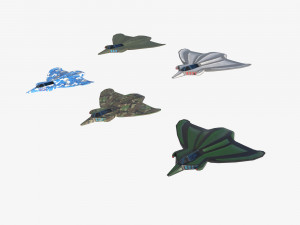 Space mosquito version B 3D Model