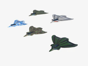 Zanzara spaziale versione B Modello 3D