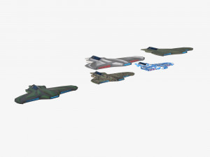 Space mosquito version B Model 3D