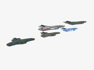 Space mosquito version B 3D Model