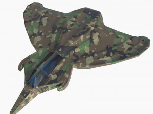 Space mosquito version B 3D Model