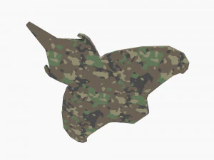 Space mosquito version B 3D Model