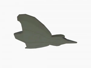 Space mosquito version B 3D Model