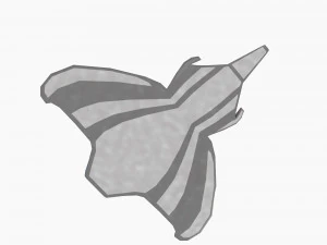 Space mosquito version B 3D Model