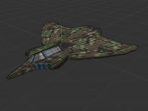 Space mosquito version B 3D Model