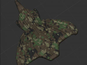 Space mosquito version B 3D Model