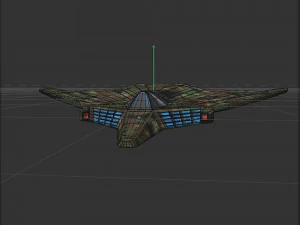 Space mosquito version B 3D Model