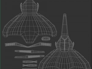 Space mosquito version B Model 3D