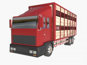 Cattle truck 3D Model