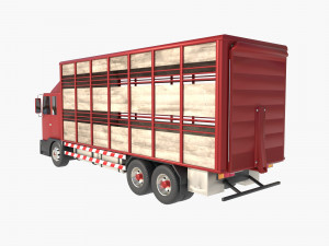 Cattle truck 3D 모델