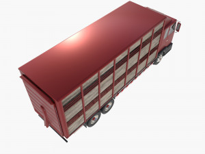 Cattle truck 3D 모델