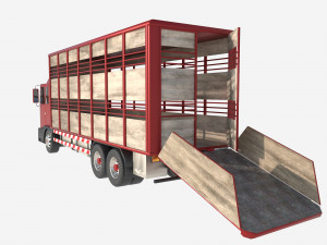 Cattle truck 3D 모델
