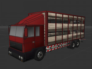 Cattle truck 3D 모델