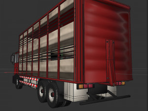 Cattle truck 3D 모델