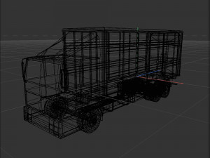 Cattle truck 3D 모델