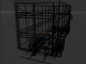Cattle truck 3D 모델