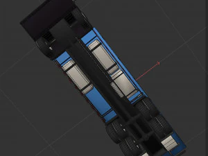 Board truck 3D Model