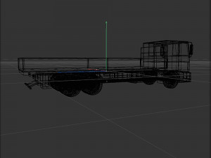 Board truck 3D Model
