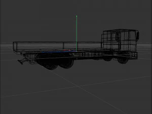 Board truck 3D Model