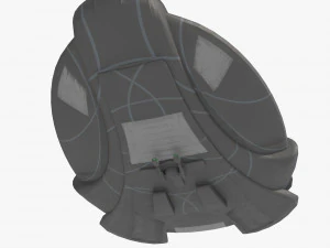 Battleship alkesh 3D Model