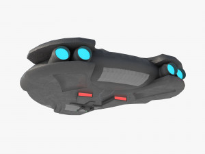 Battleship alkesh 3D Model